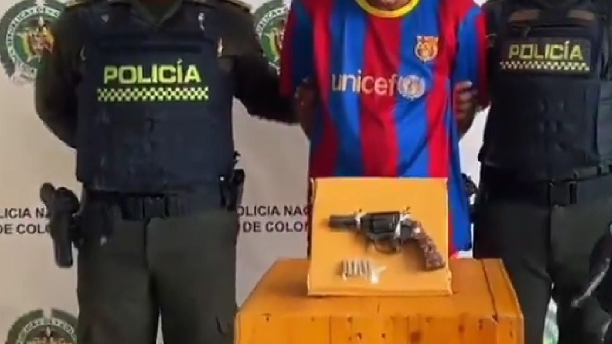 Sujeto detenido por las autoridades