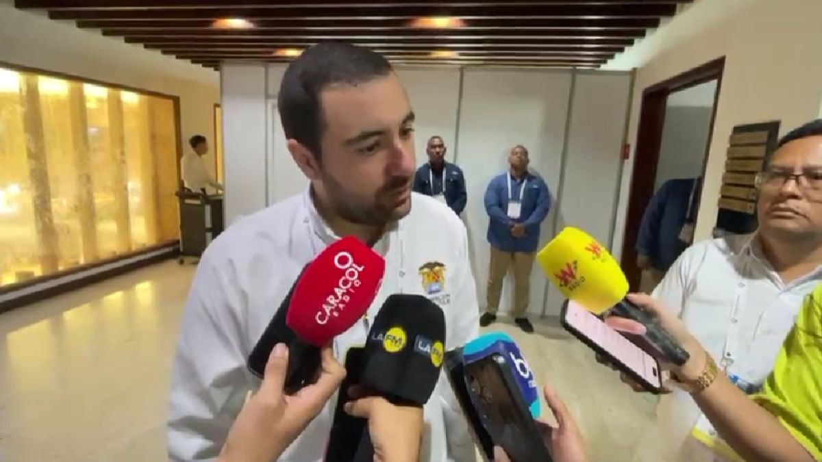Rueda de prensa en Cartagena