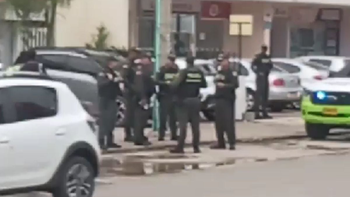 Captura de pantalla vídeo al momento de llegar las autoridades a la zona