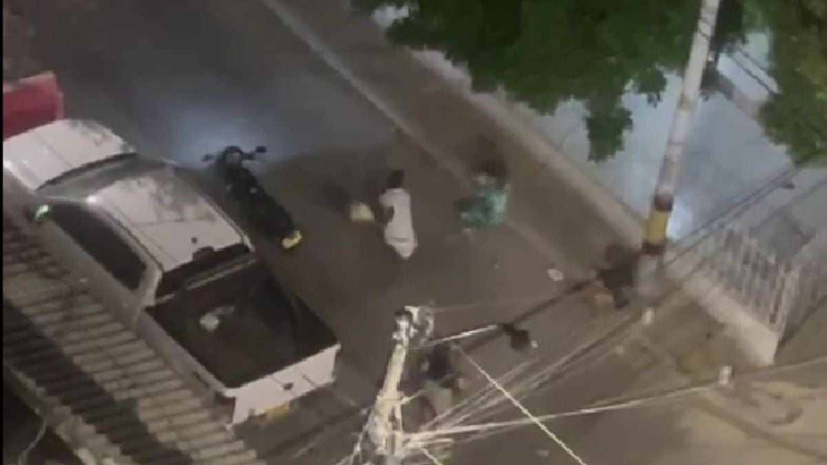 Imágenes del hurto ocurrido en el sector Rafael Núñez