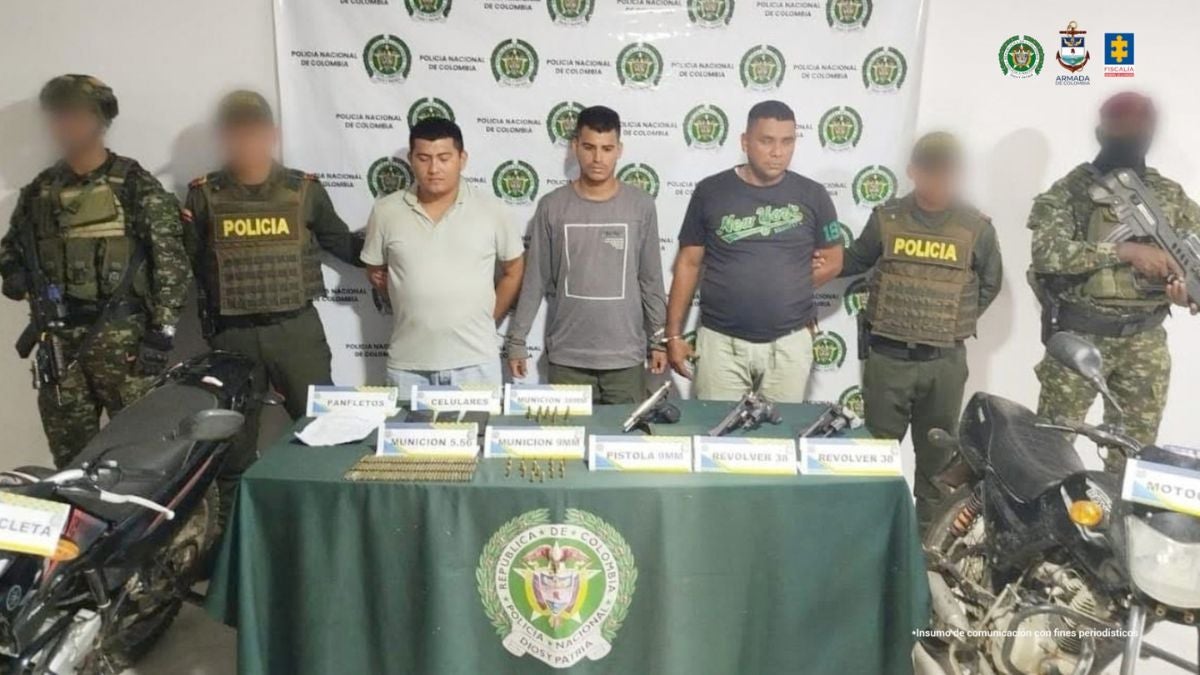 Imágenes de los detenidos por las autoridades