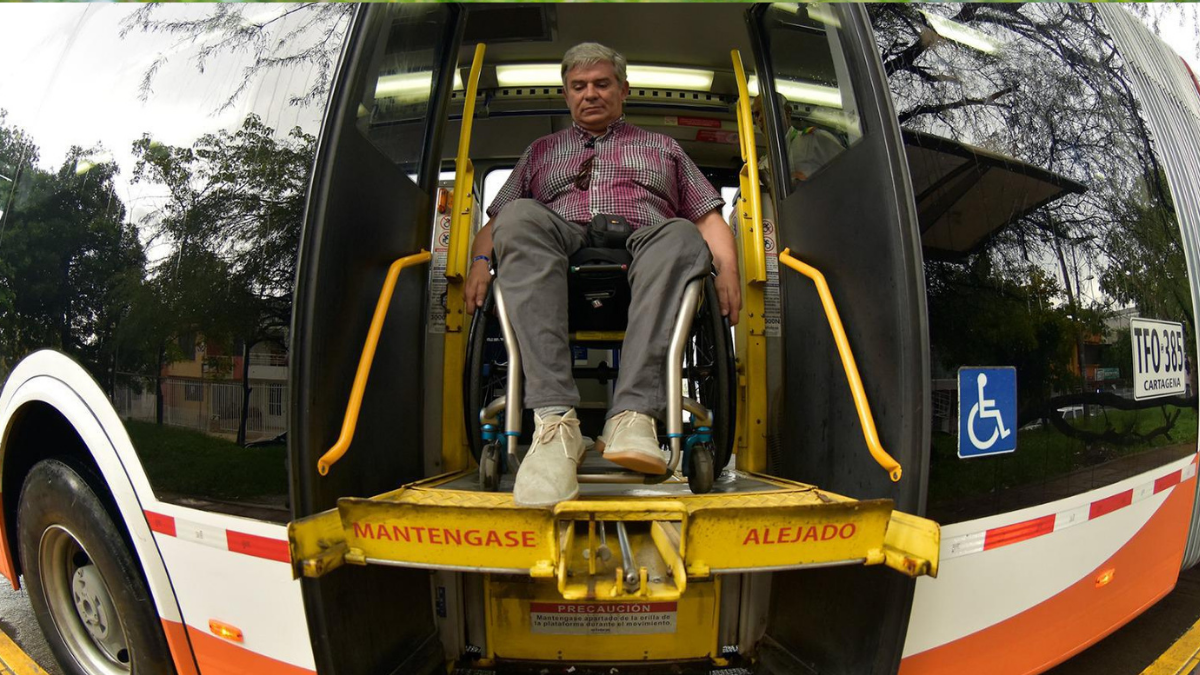 Discapacitados en Transcaribe