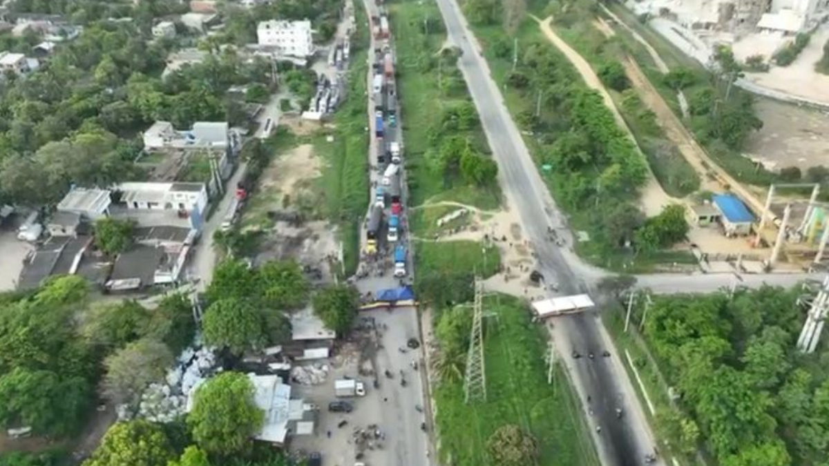 Paro nacional en Cartagena