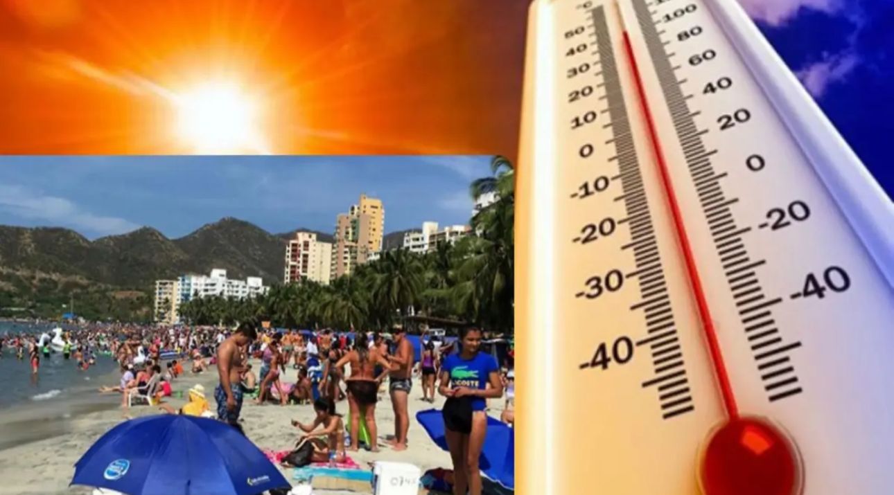 Santa Marta soporta ola de calor extrema con sensación térmica de hasta 49°C