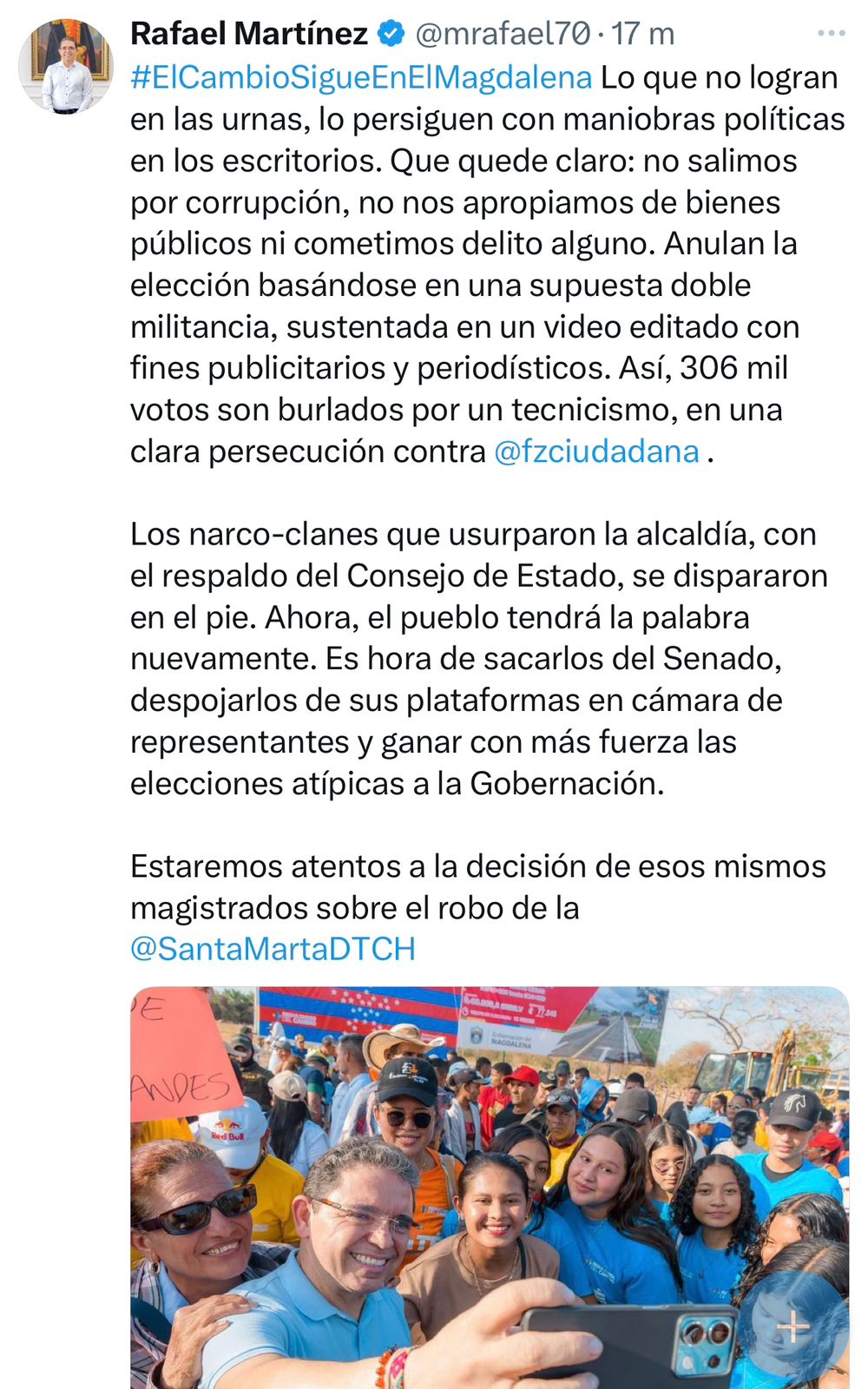 X Rafael Alejandro Martínez