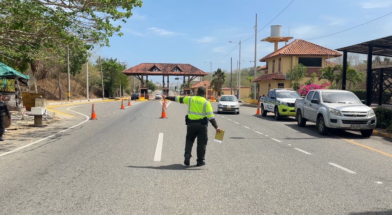 Policía en Cartagena