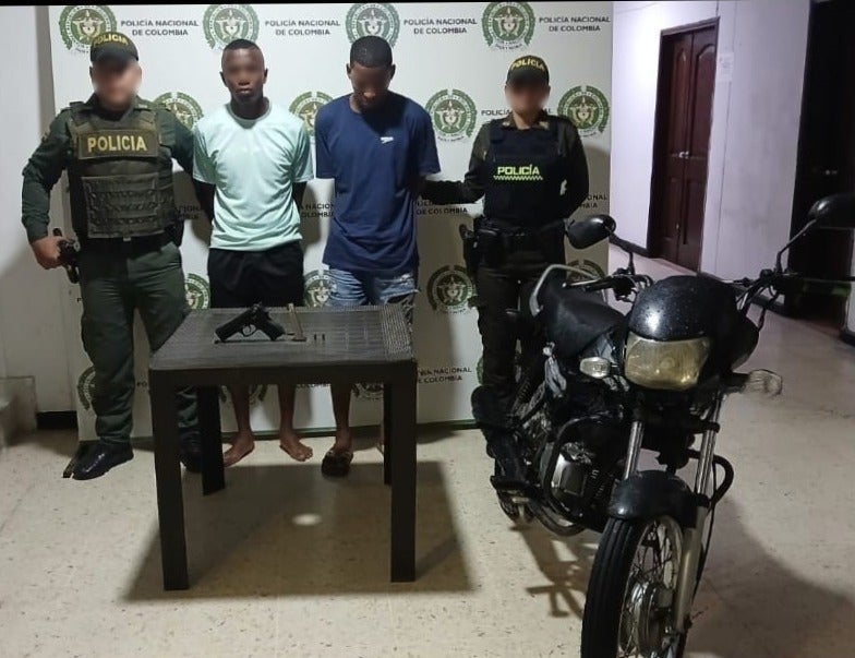 Capturado con arma de fuego en Cartagena