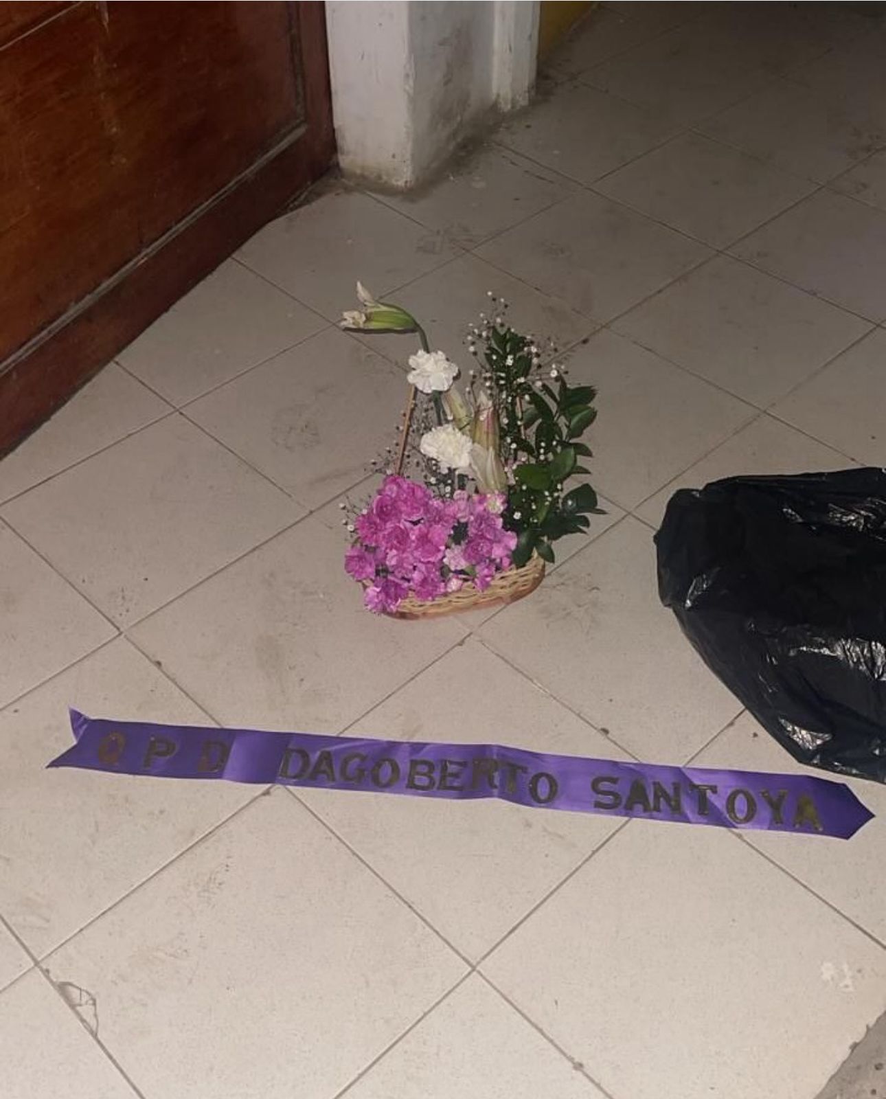 Imagen compartida por la víctima