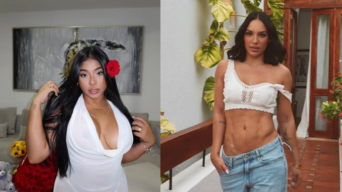 Karol Alcendra y Andrea Valdiri