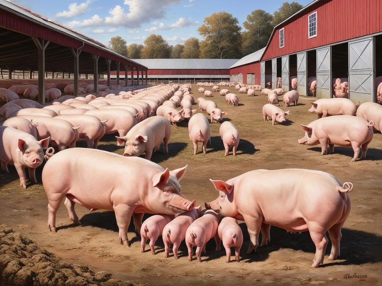 La cría se cerdo en el medio sinú es un forma de subsistir