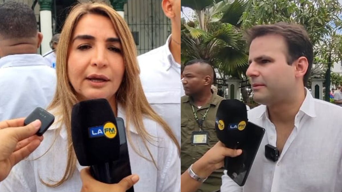 Senadora Nadia Blel y senador Jorge Benedetti