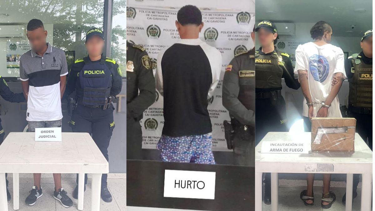 3 de los 55 capturados recientemente