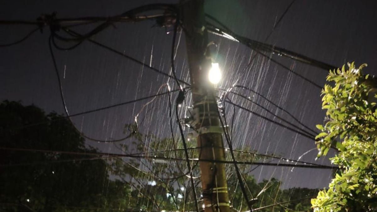 Infraestructura en uno de los barrios de la ciudad