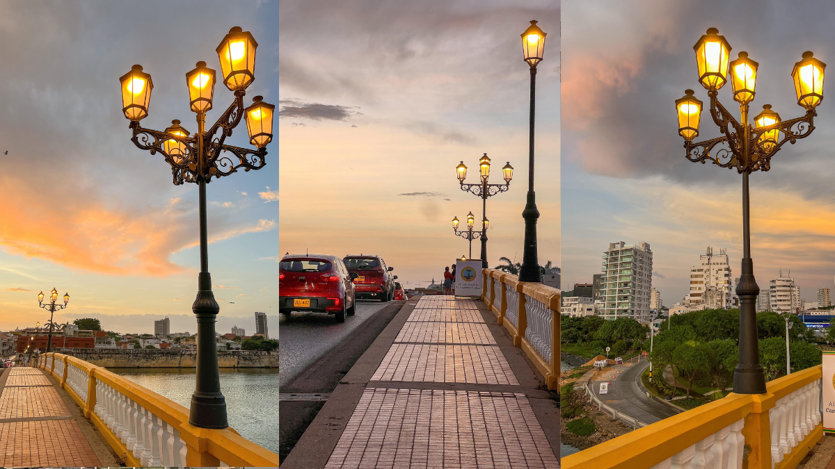 Cartagena renueva el alumbrado del Puente Román y realza su valor patrimonial