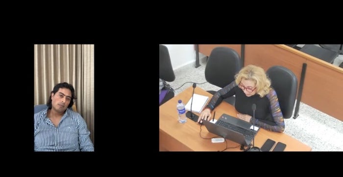 Lucy Laborde y Nicolás Petro