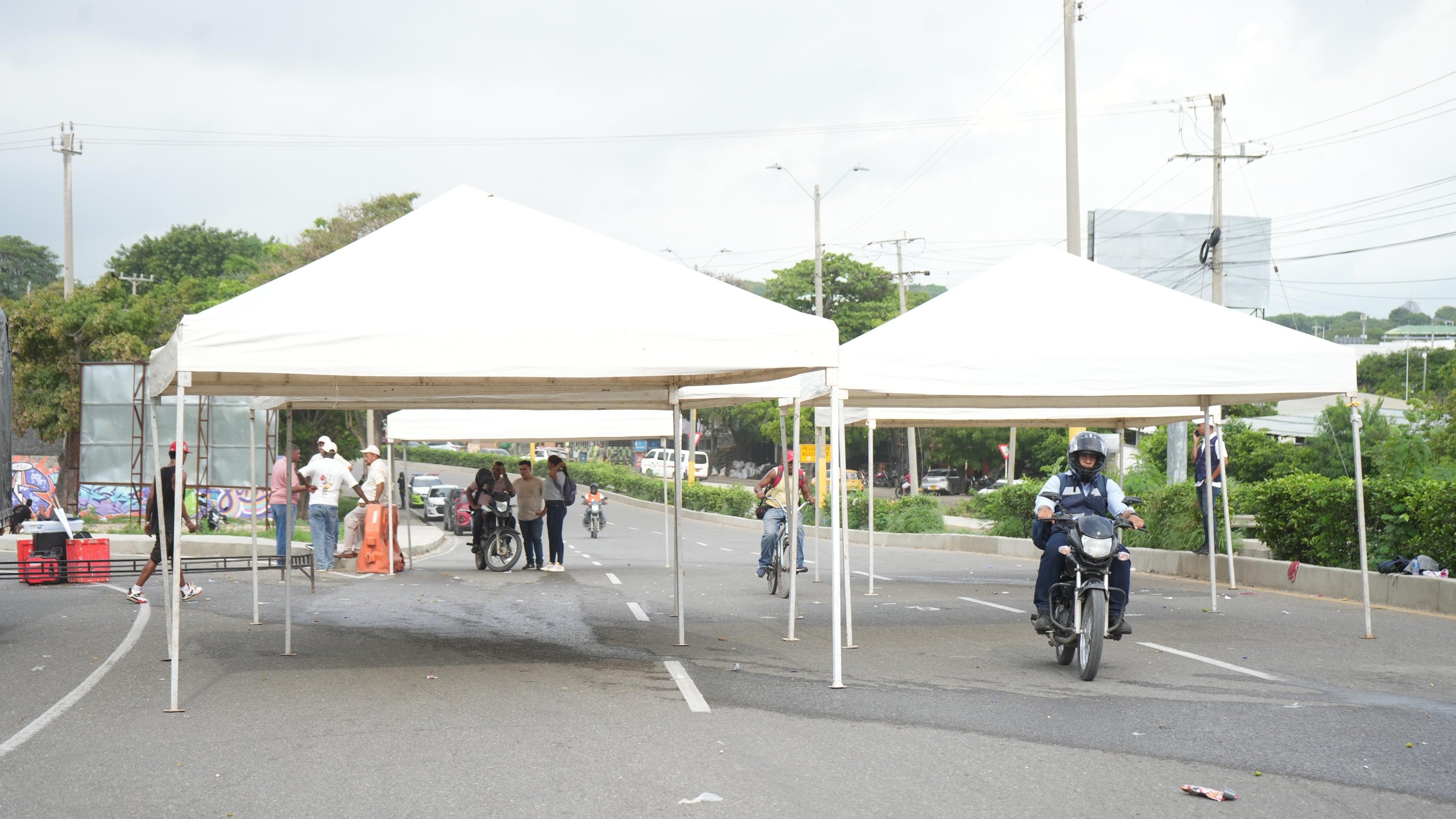 Finaliza jornada bloqueos en Cartagena y se restablece la movilidad
