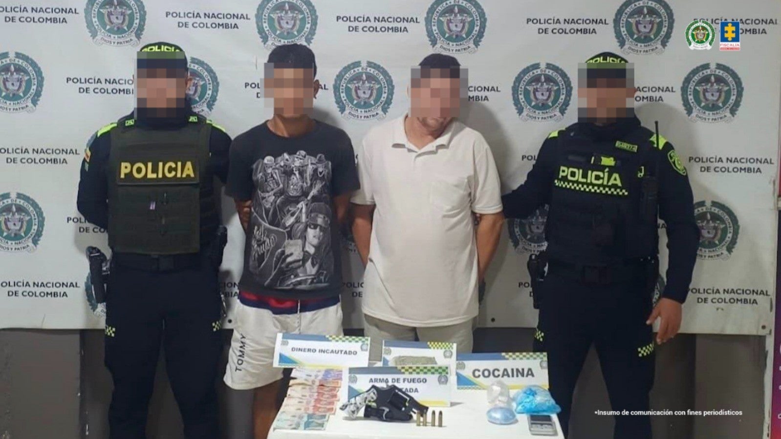 Envían a la cárcel a padre e hijo por presunto narcomenudeo en los Montes de María, Bolív