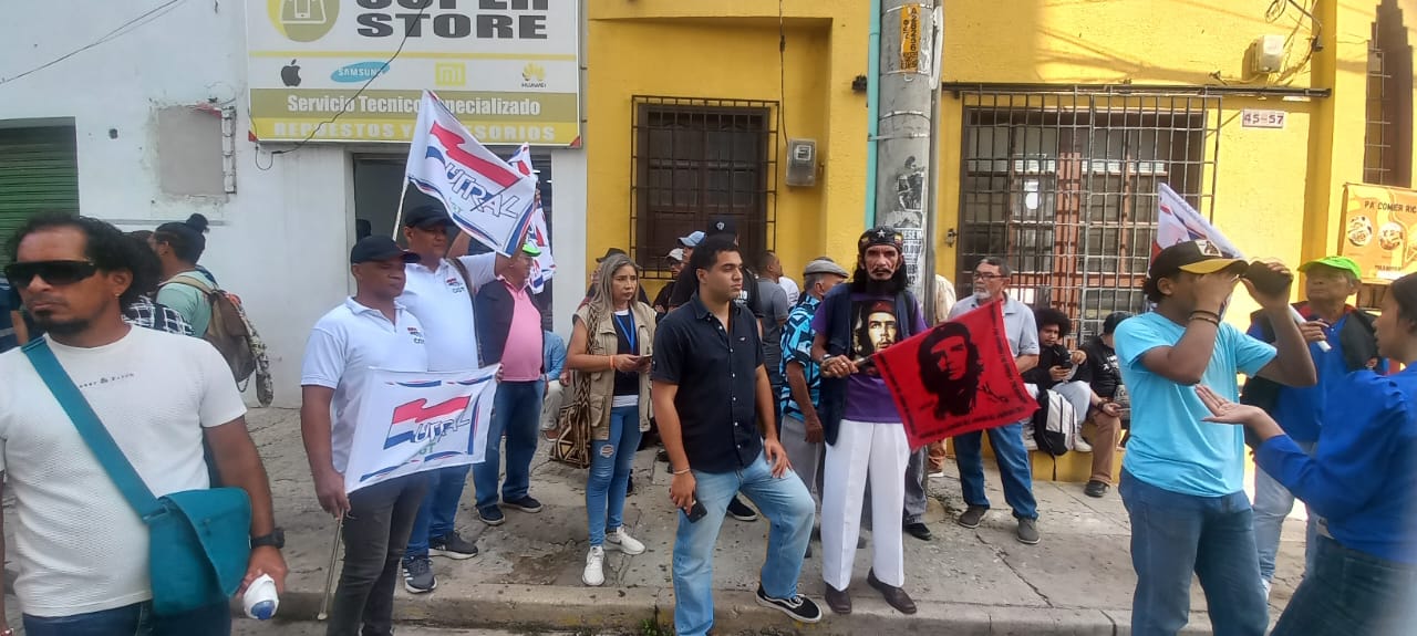 Protesta de estudiantes de la Universidad del Atlántico