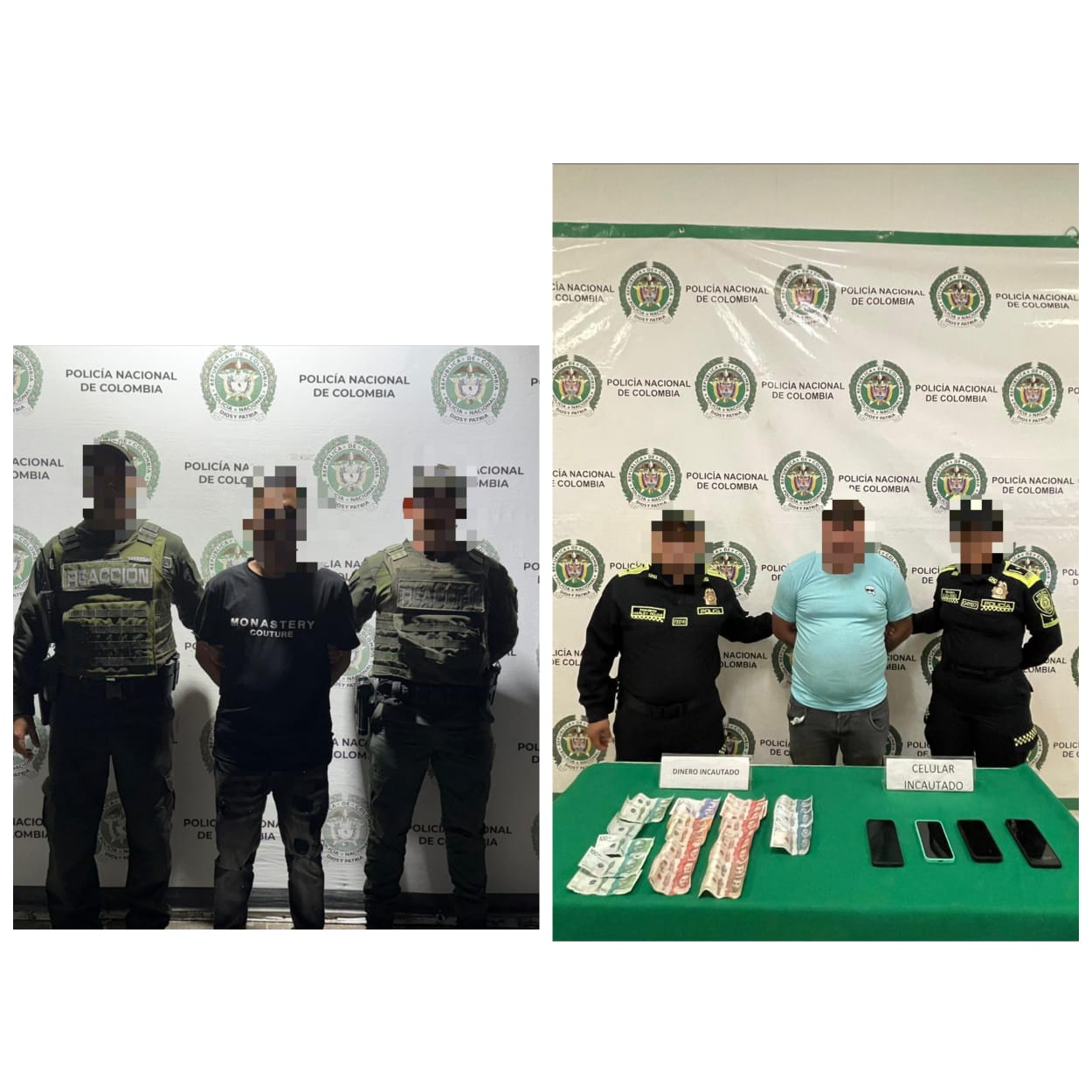 Los capturados estarían implicados en asesinatos