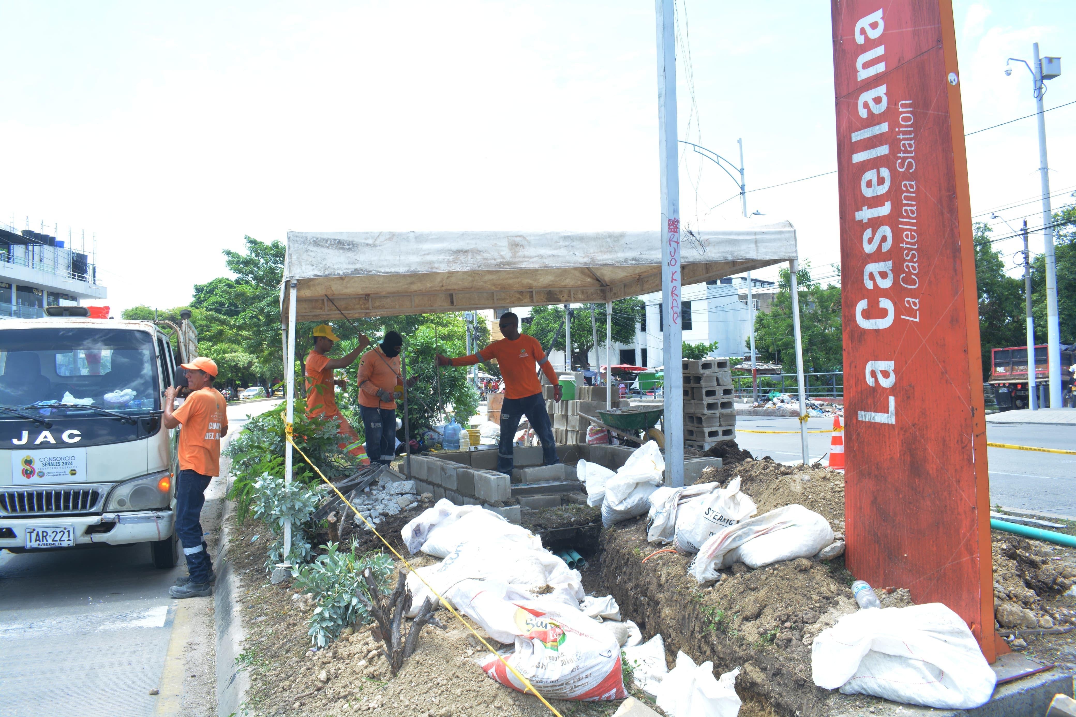 Trabajos en Semáforos
