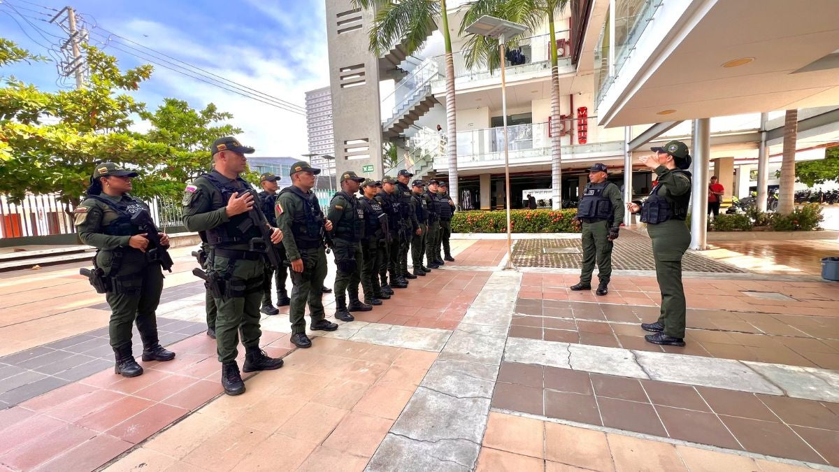Uniformados de la Policía Metropolitana