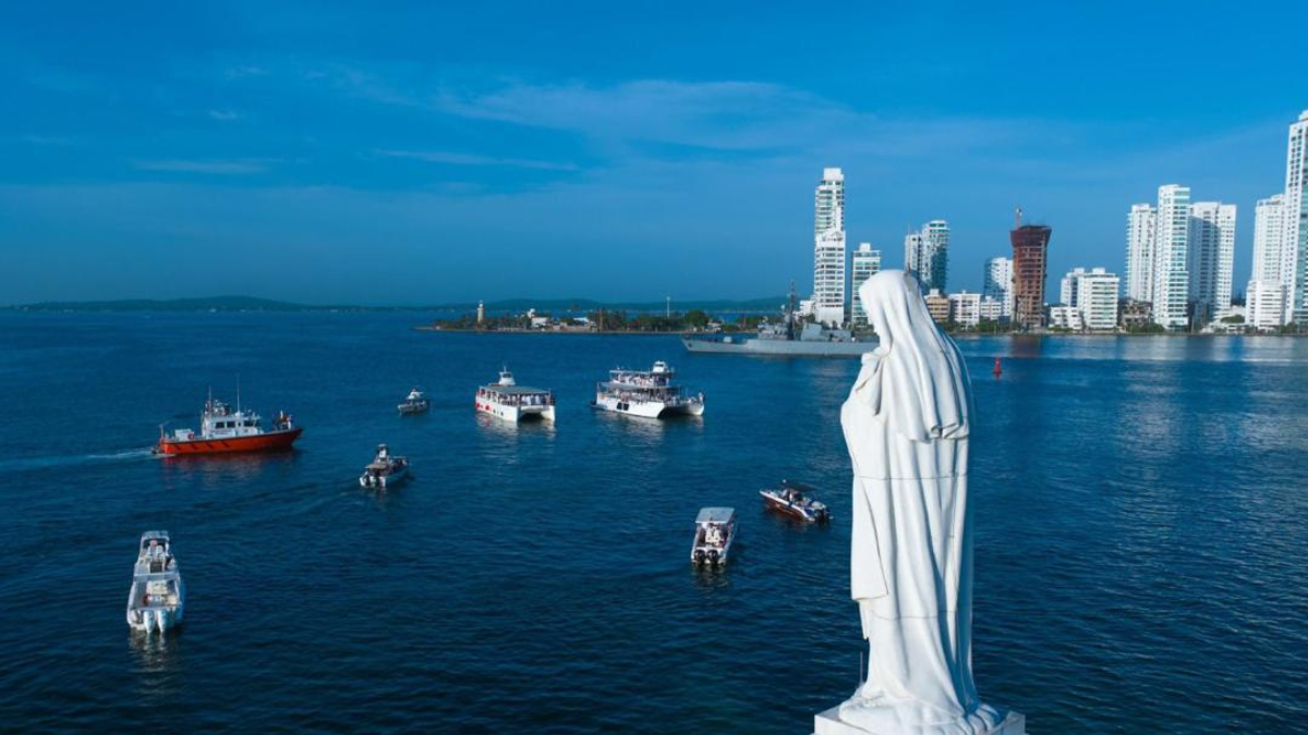 Procesión náutica de la Virgen del Carmen