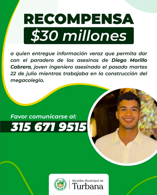 Recompensa por 30 millones