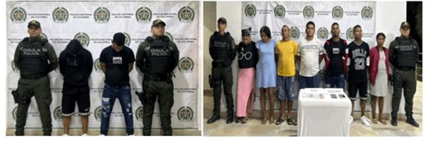 Golpes simultáneos al Clan del Golfo en Santa Marta y el Magdalena: 16 capturados