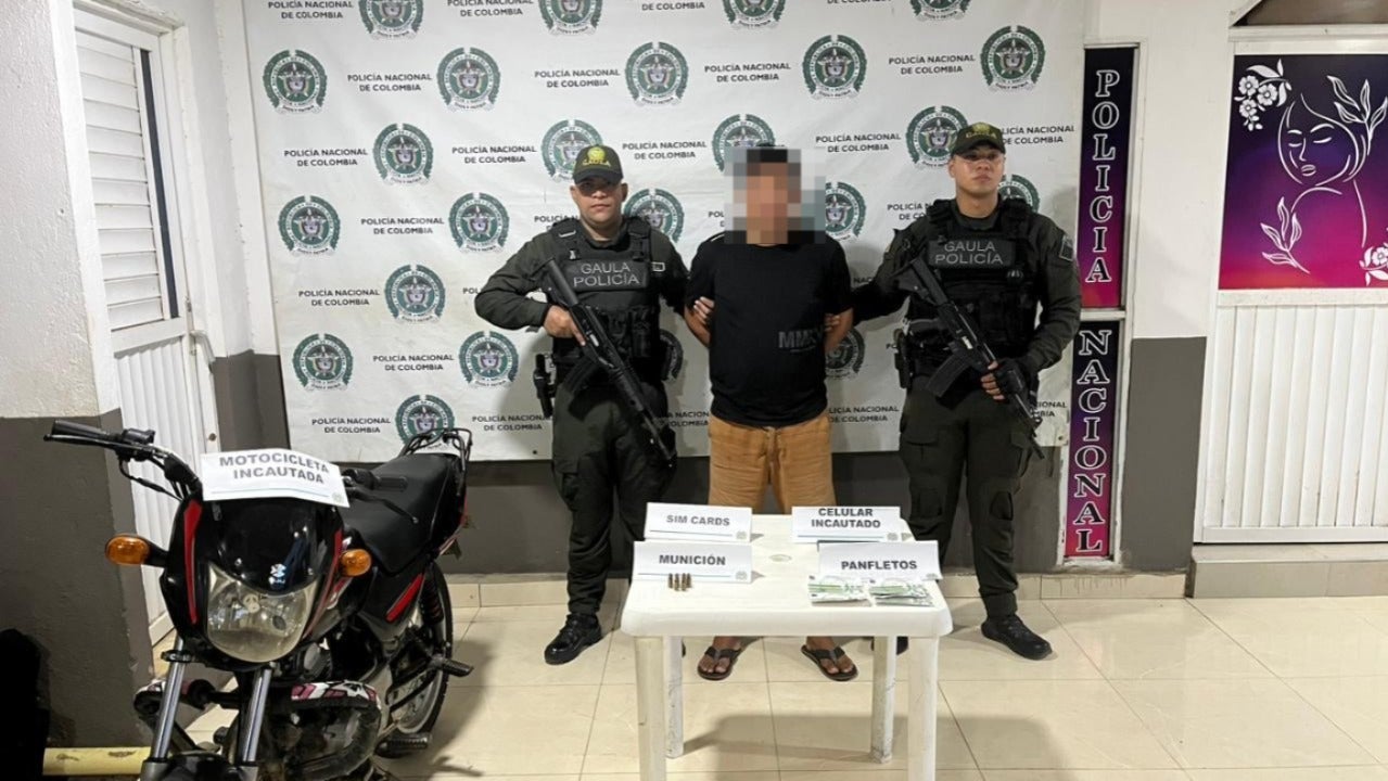 Capturado en El Carmen de Bolívar presunto cabecilla extorsionista del Clan del Golfo
