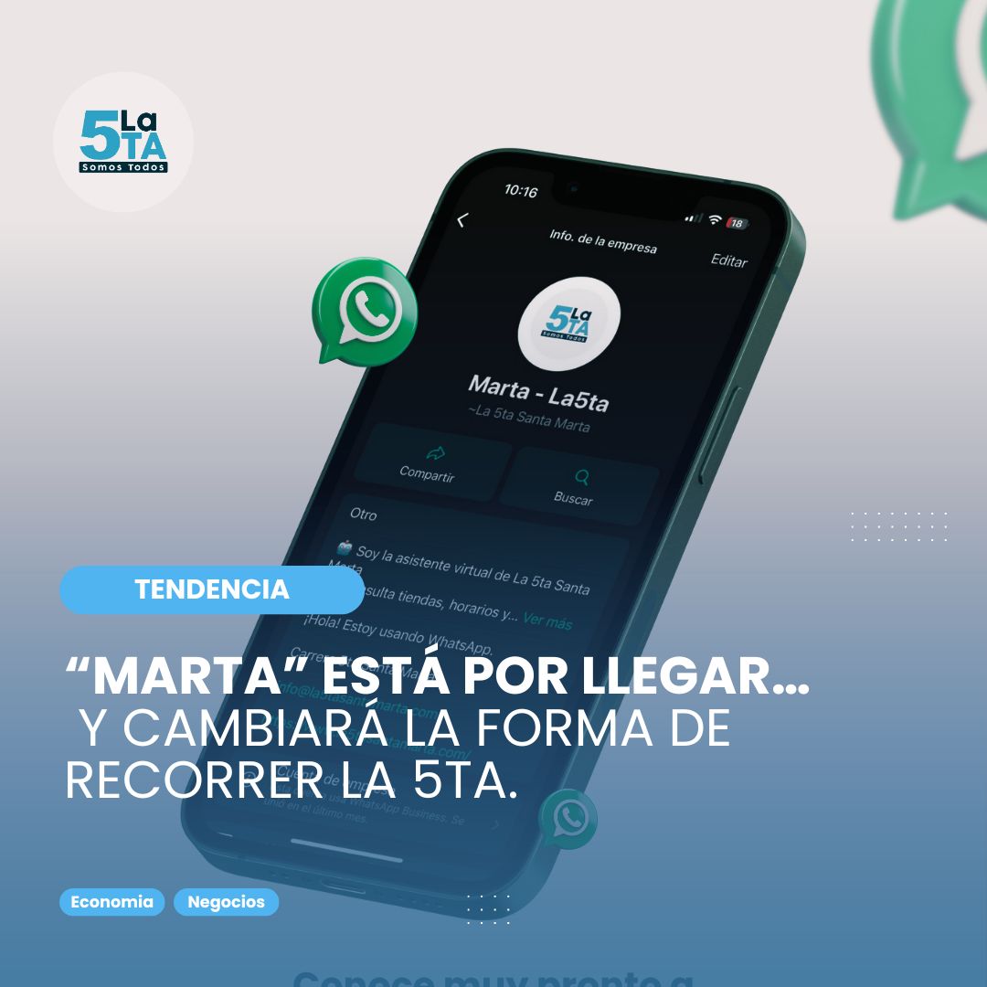 Santa Marta lanza a “Marta”, una guía turística digital con inteligencia artificial para visitantes y locales