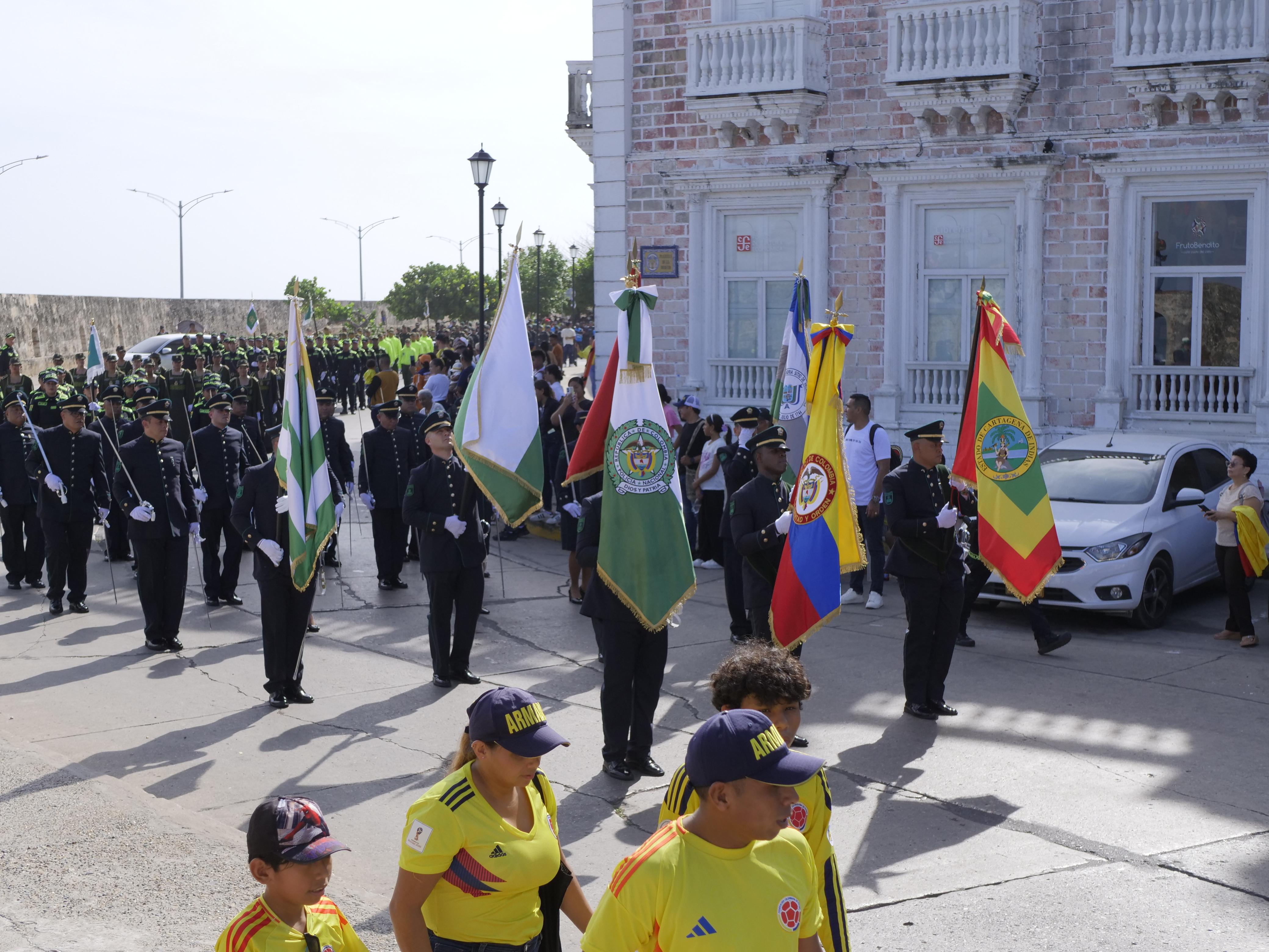 Cartagena celebró el 20 de Julio con desfile, orgullo patrio y unión ciudadana