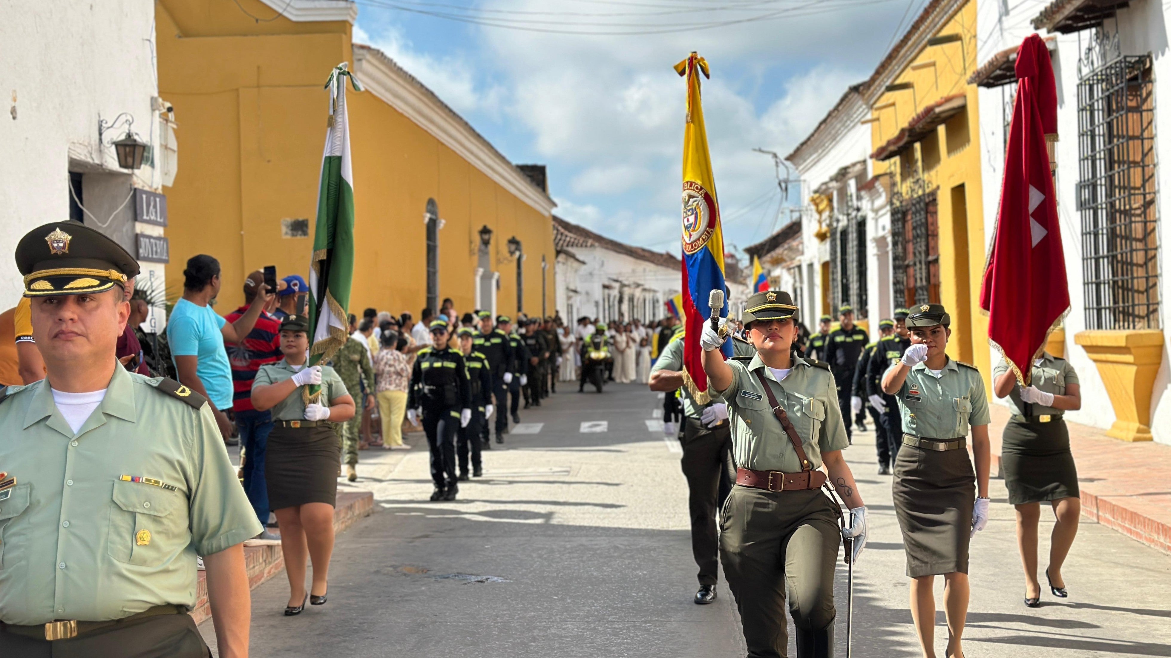 Desfile del 20 de Julio del 2025 en Mompox, Bolívar.