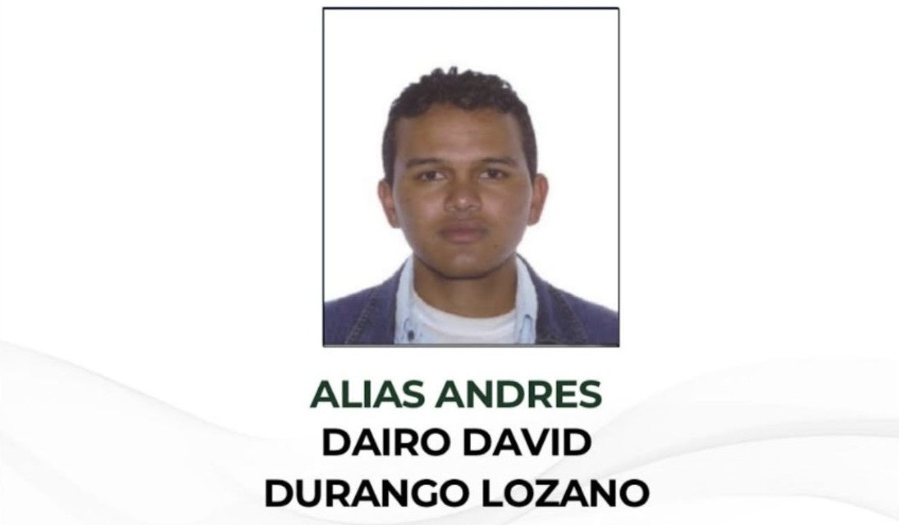 Dairo David Durango Lozano, un hombre de 34 años, oriundo de Montería, quien figuraba en el cartel de los más buscados de esa ciudad.