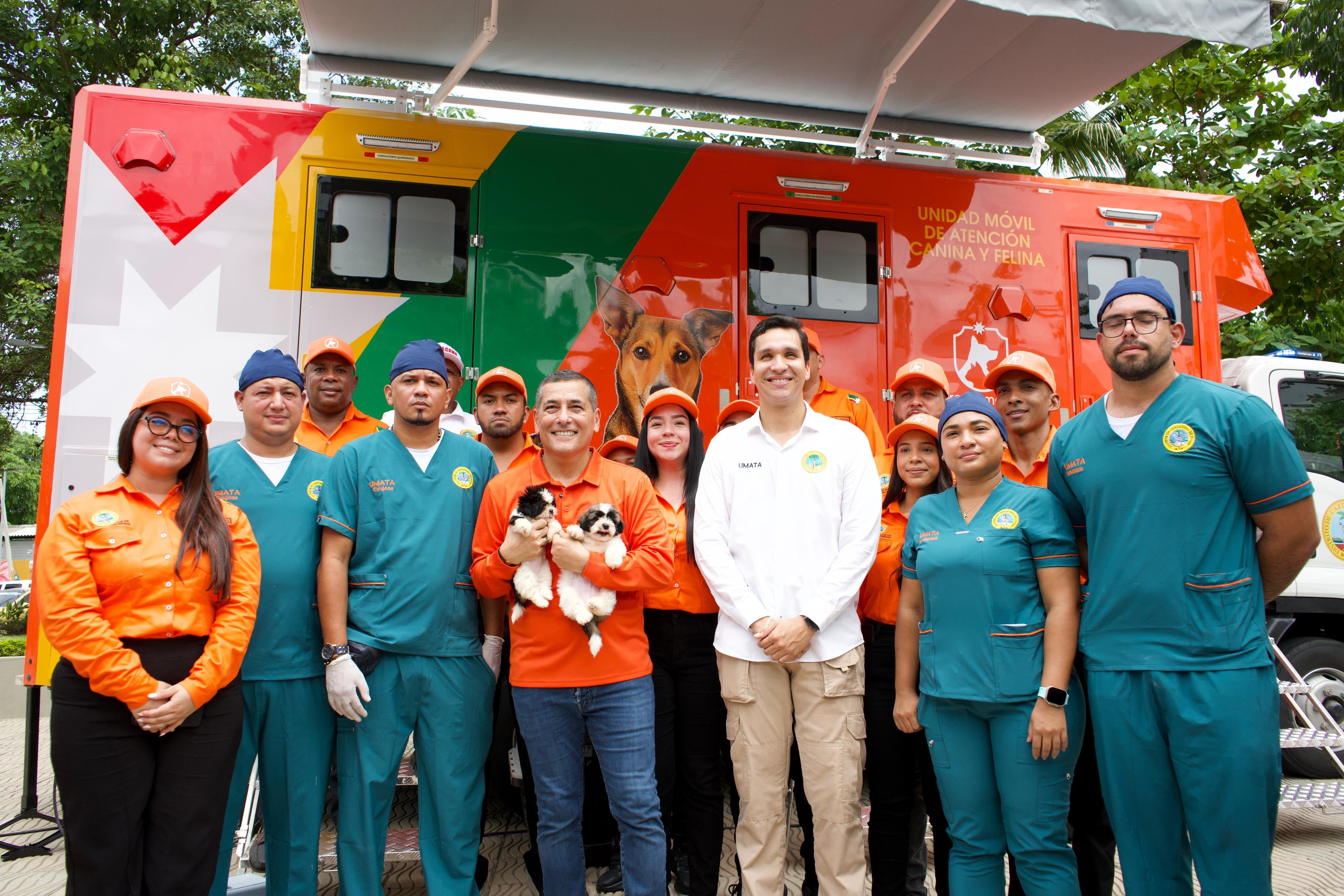 Cartagena ya cuenta con Unidad Móvil Veterinaria