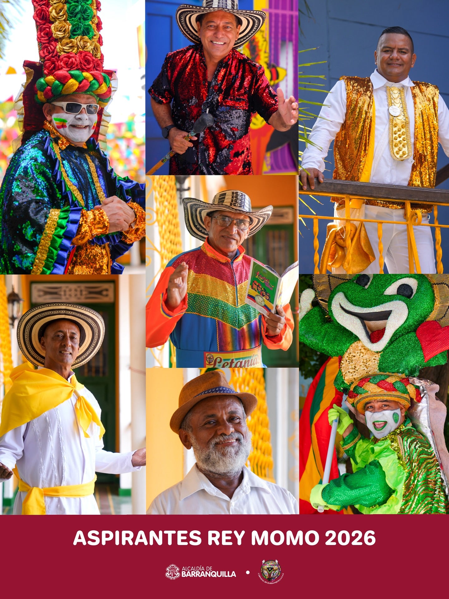 Aspirantes a Rey MOMO 2026