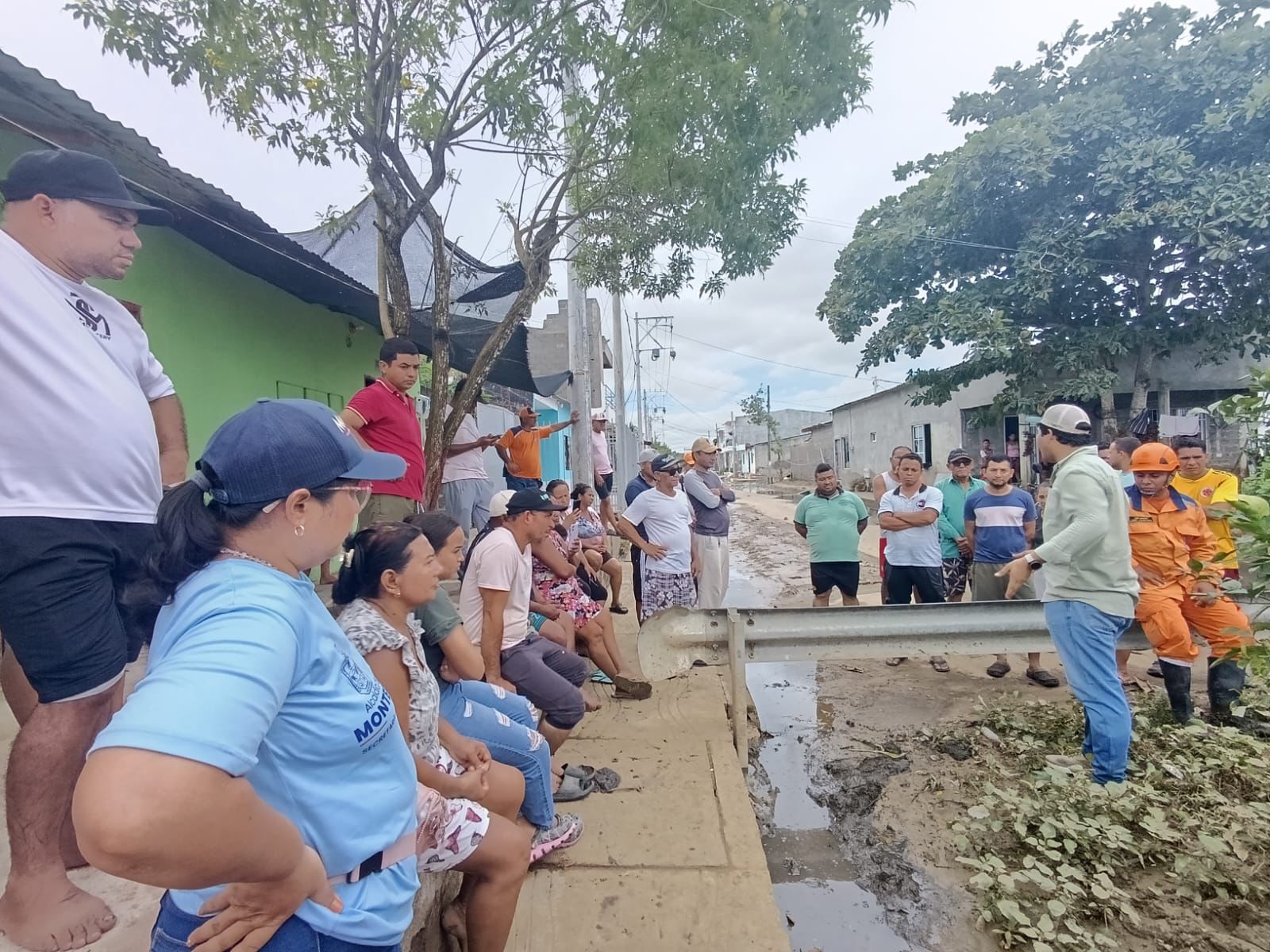 El fuerte aguacero ocurrió el pasado fin de semana.
