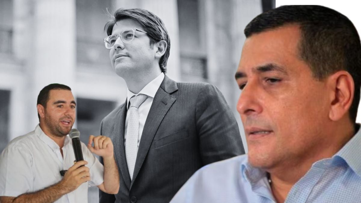 Dumek Turbay, Yamil Arana y Miguel uribe