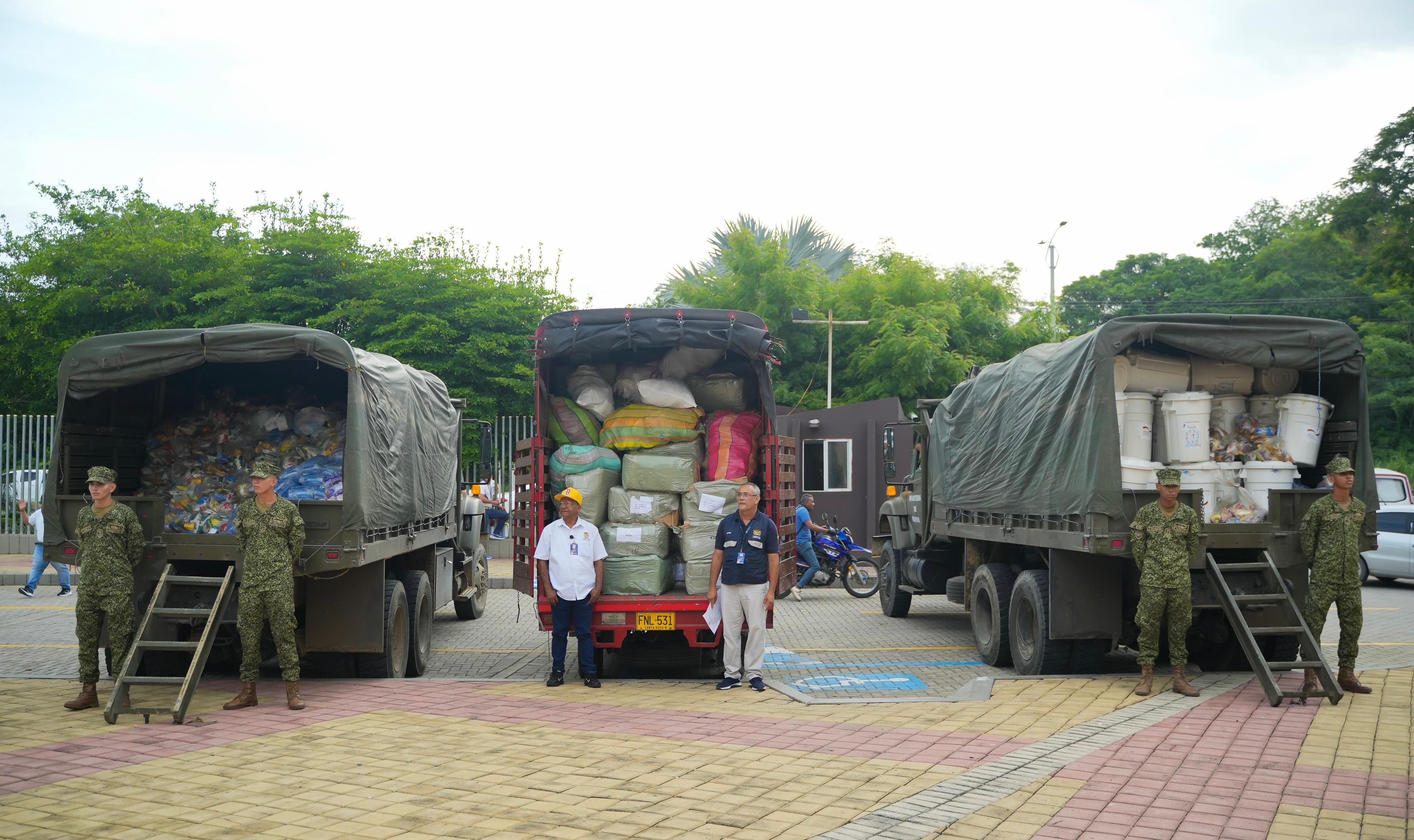 Entregas humanitarias sur de Bolívar