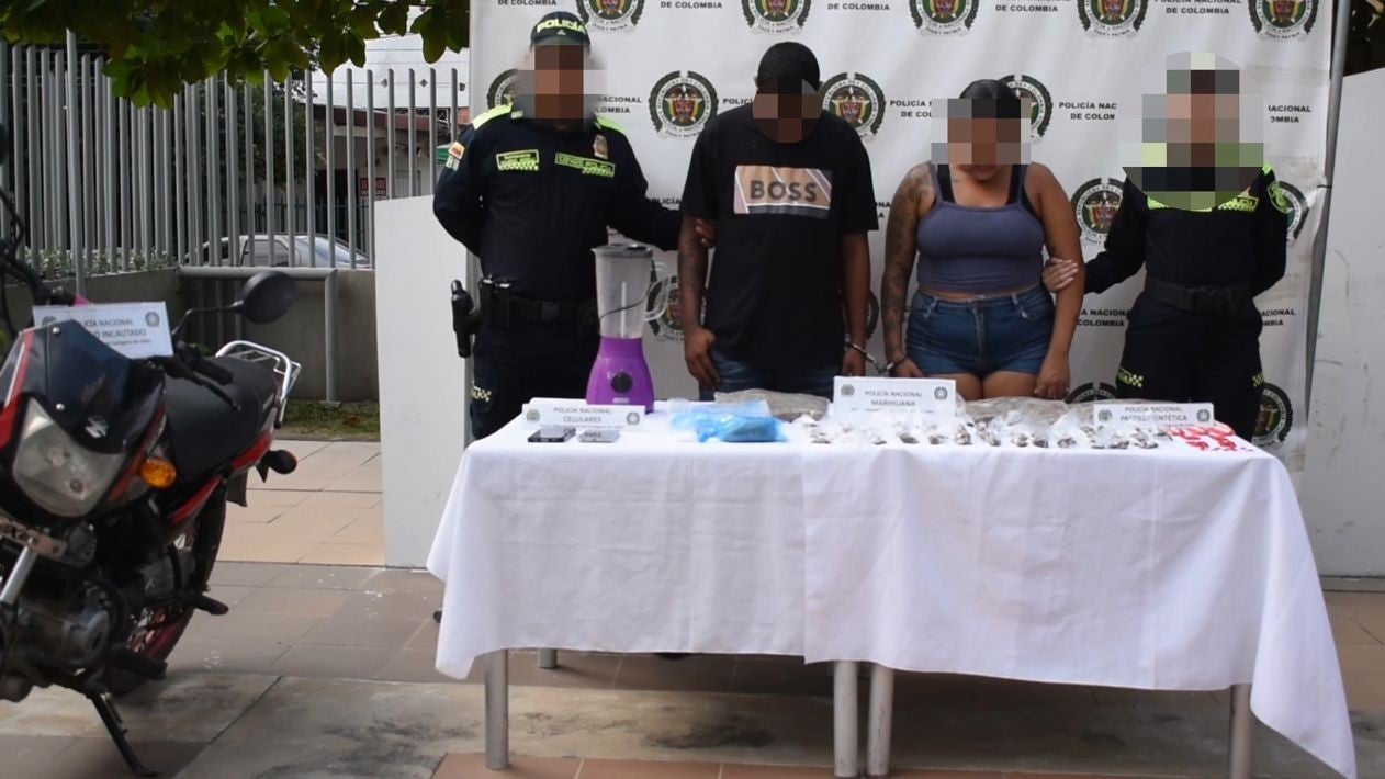 Pareja lideraba red de microtráfico en Cartagena Ago 19