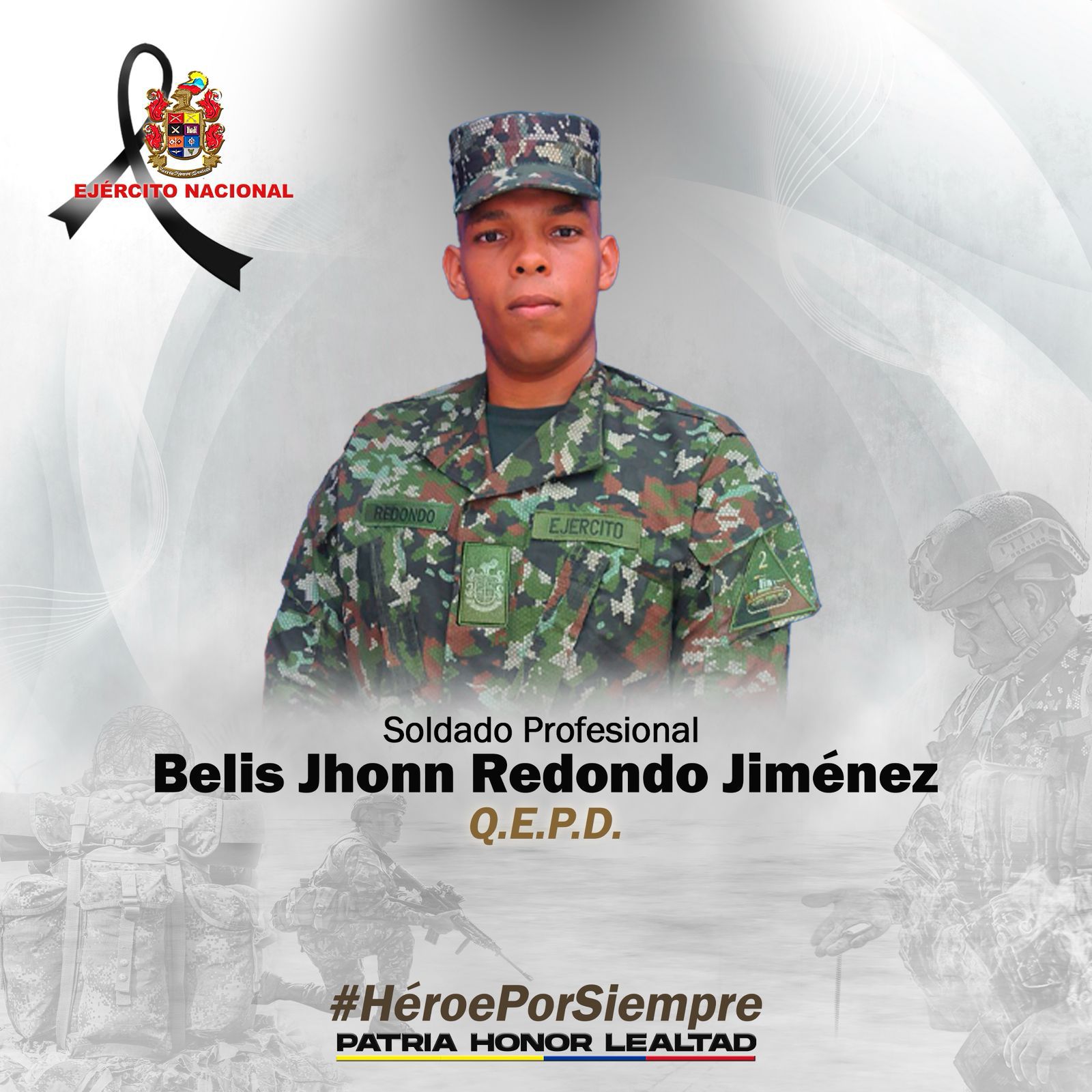 Soldado asesinado por el ELN.