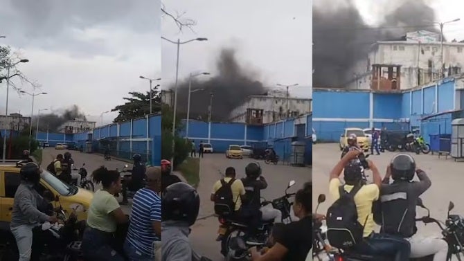 Incendio Cárcel El Bosque
