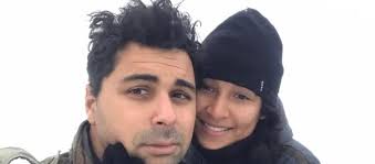 Mailyn Castro y esposo