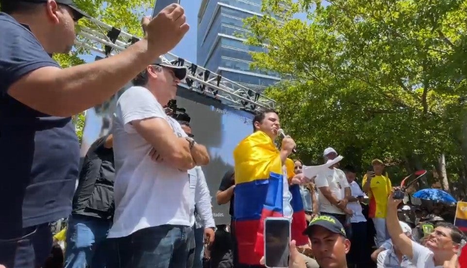 Manifestación en Barranquilla