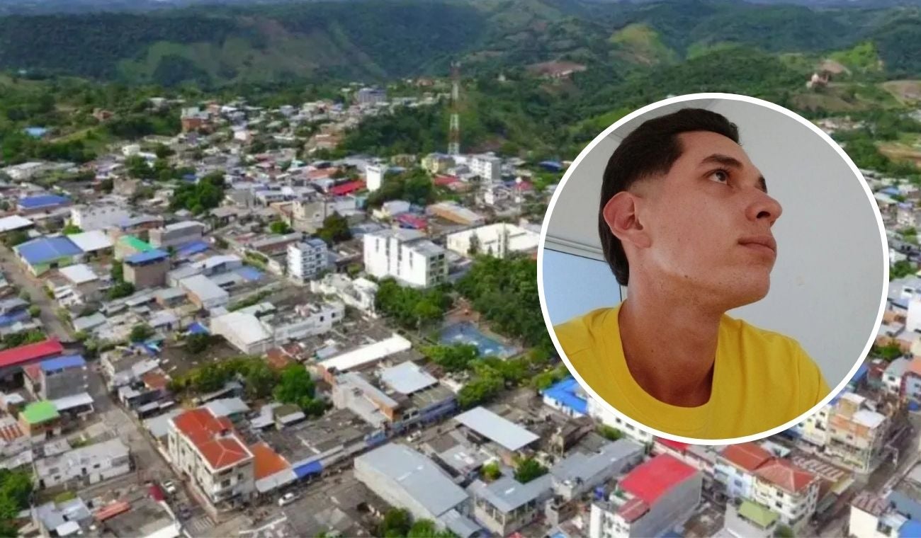 Imagen referencia del municipio y de la víctima