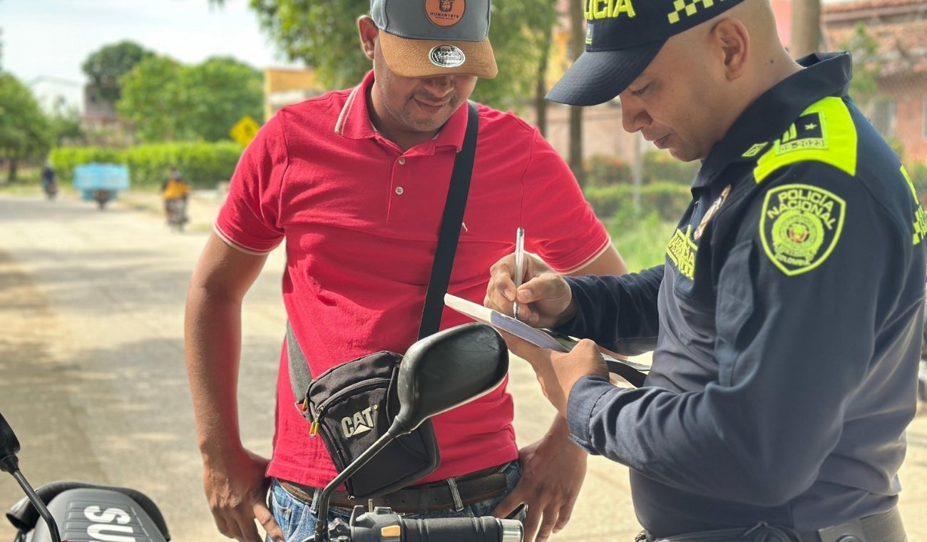 Controles en las calles del departamento