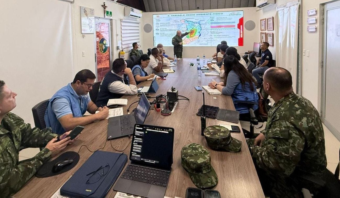 Reunión en el sur del departamento