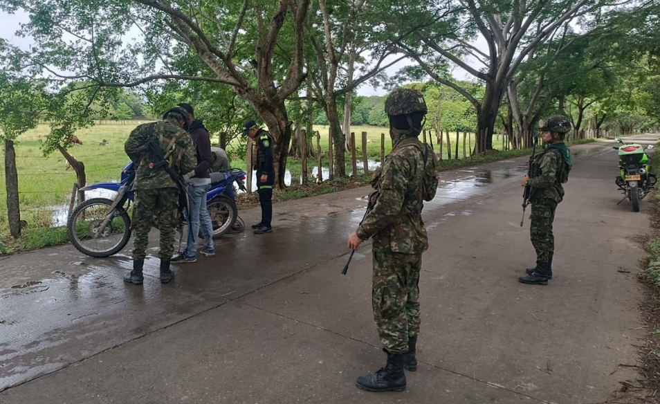 Tropas del Ejército al sur de Bolívar