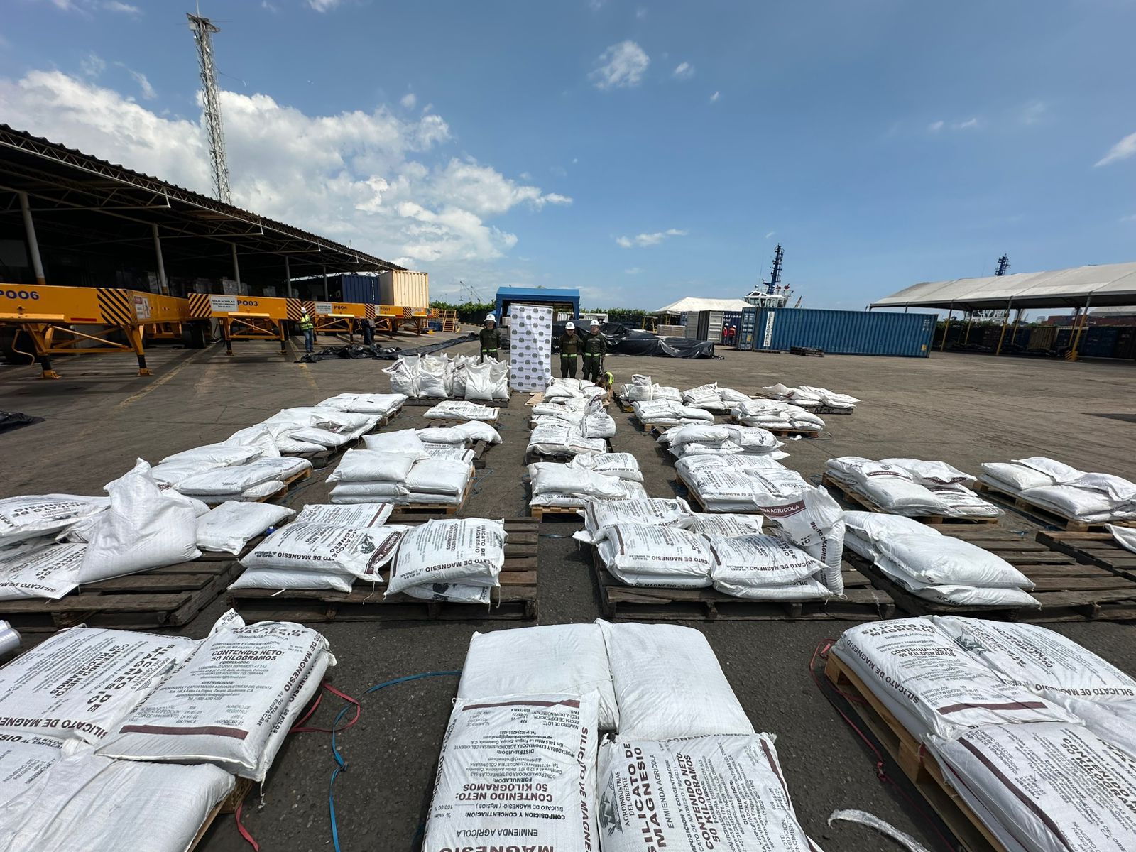 En el puerto de Cartagena la policía incautó mas de 5 toneladas de cocaína