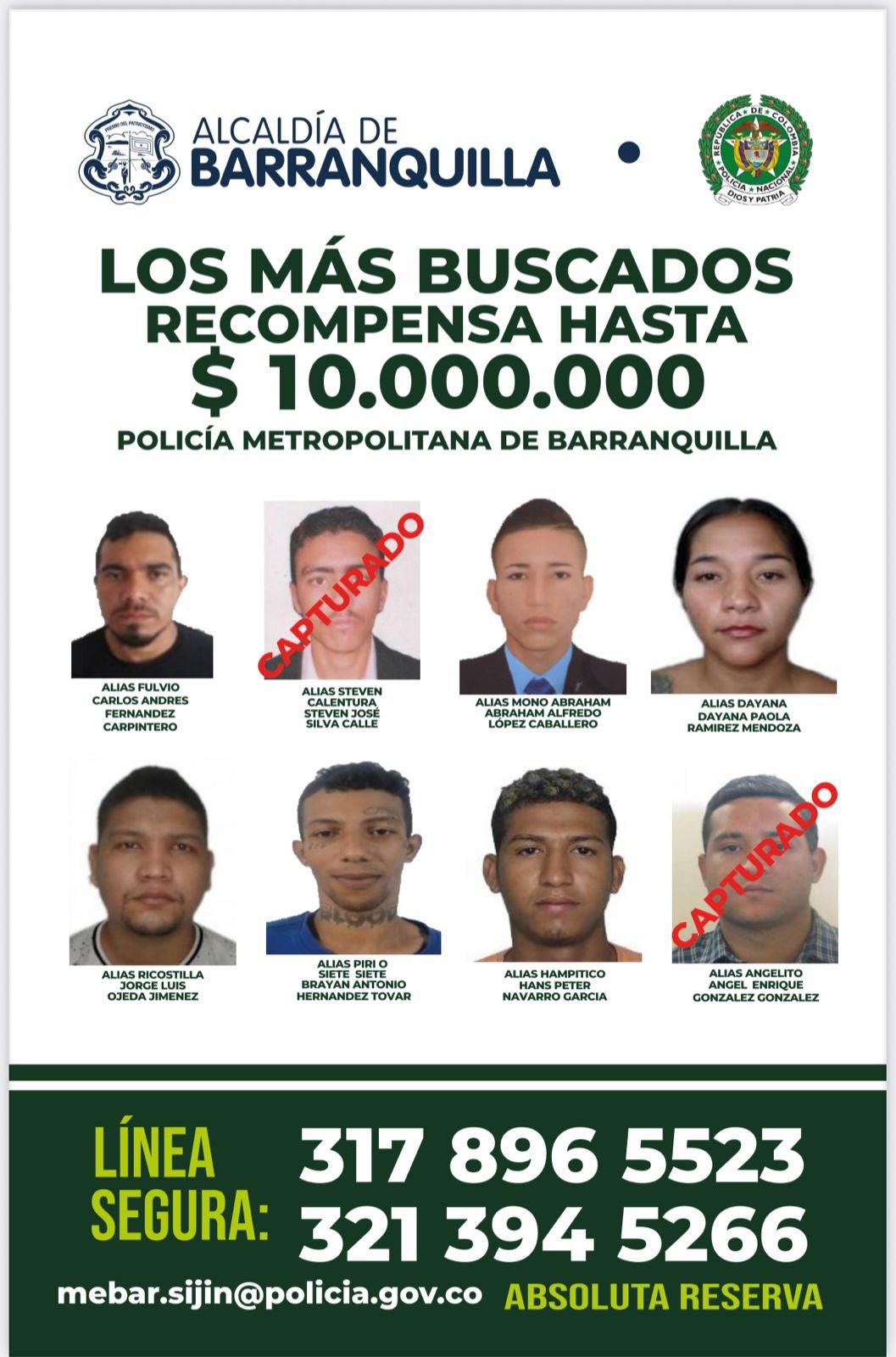 El cartel está integrado por extorsionistas y cabecillas de bandas delincuenciales