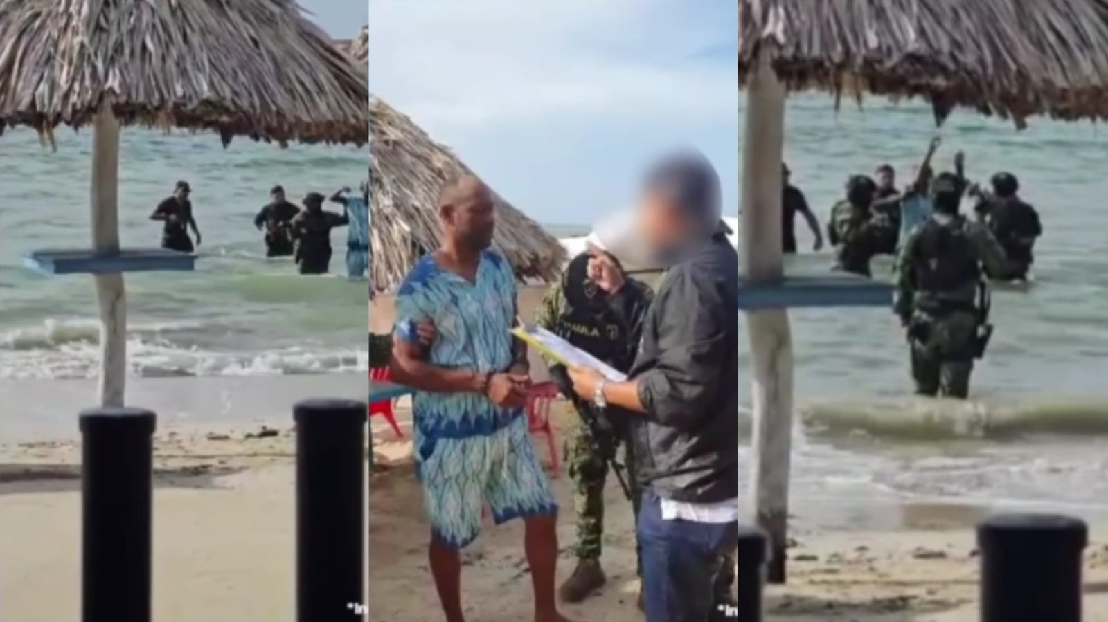 Vídeo | Así intentó huir un presunto narcotraficante que enviaba cocaína desde Cartagena